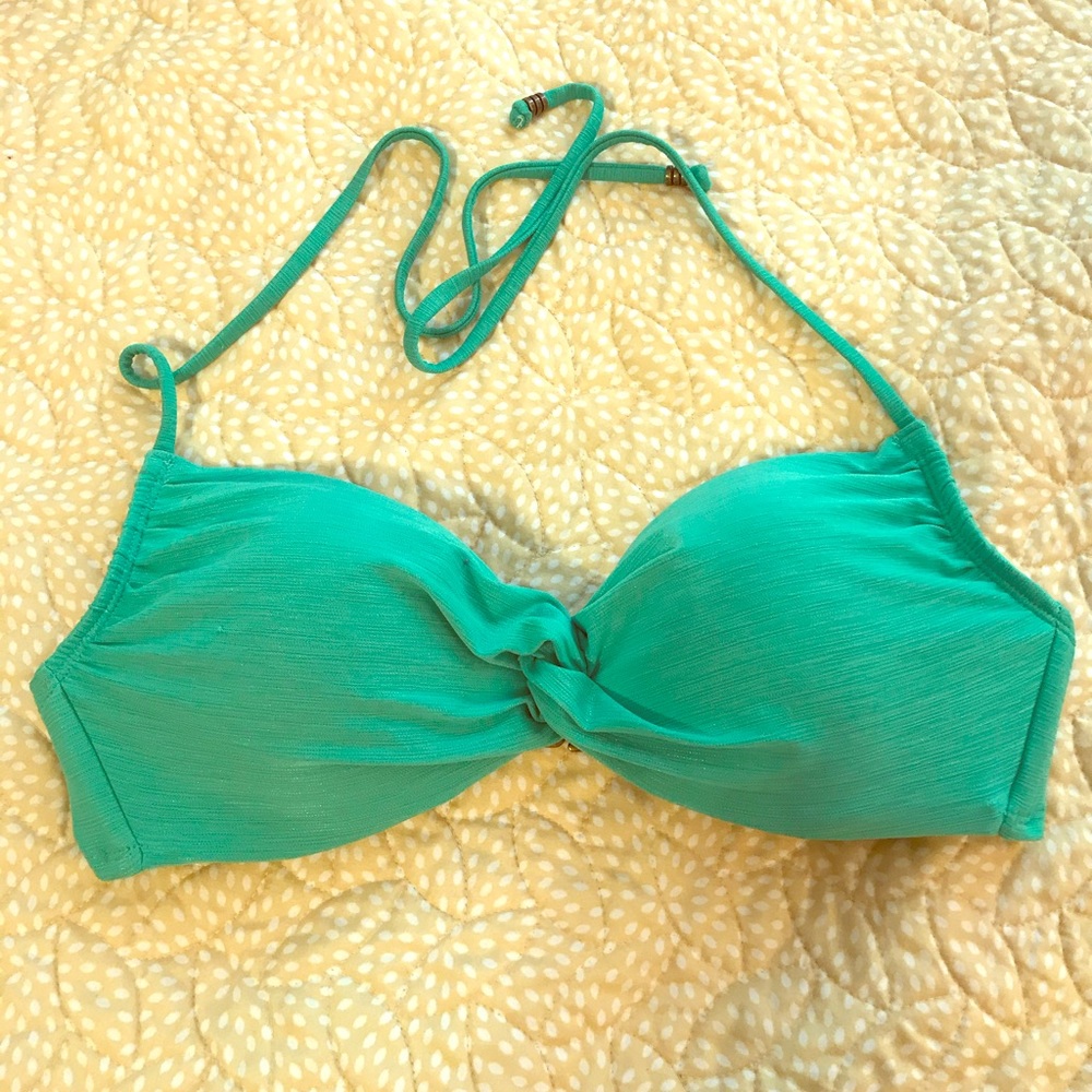 🌅Bisou Bisou Sea Green Bikini Top👙